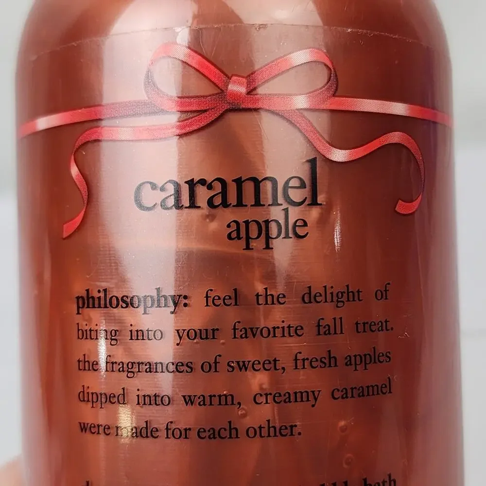 Philosophy Caramel Apple 3 in 1 Shampoo Shower Gel Body Wash 16 oz NEW